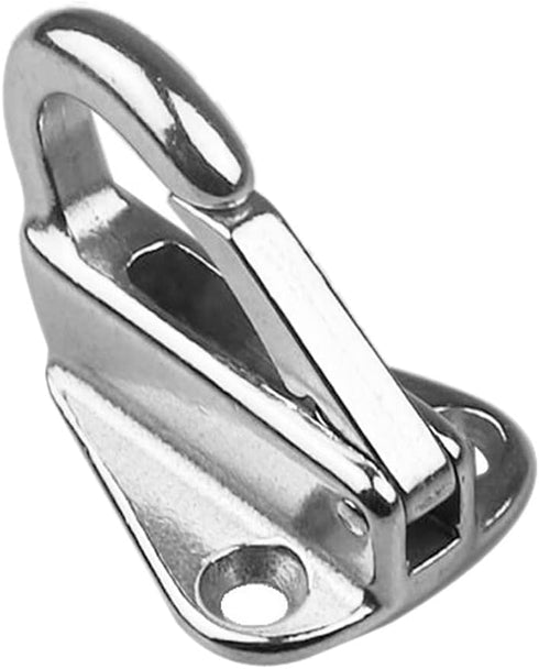 Pair of Spring Snap Attach Rope Hooks, SS 316 Fender Spring Hook for Marine Clothes and Boat Hardware