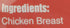 Savory Prime Chicken Jerky Treat, 4-Ounce