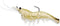 Generic Fishing Lure Shrimp Pre Rigged Soft Plastics 4pk Color #3" Glass Shrimp