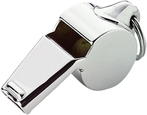 Hero's Pride Standard Issue Whistle - 90 to 100 Decibles - Professional Use, Gold Plating, Sports, Police, Sheriff, CHP, Law Enforcement, Security - Nickel Finish by Hero's Pride