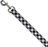 Buckle-Down Dog Leash Diagonal Buffalo Plaid Black White Available In Different Lengths And Widths For Small Medium Large Dogs and Cats, 4 Feet Long - 1/2" Wide
