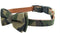 Dog Collar Bow Ties, Adjustable Camouflage Collars for Small Medium Large Dogs, 18 Colors, 3 Sizes (M 13"-18")