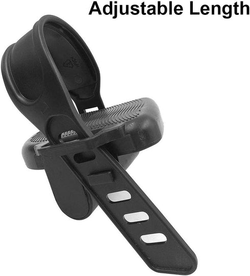 Heavy Duty Adjustable Exercise Bike Pedal Straps, Universal Fit for Most Bike Pedals, Home or Gym