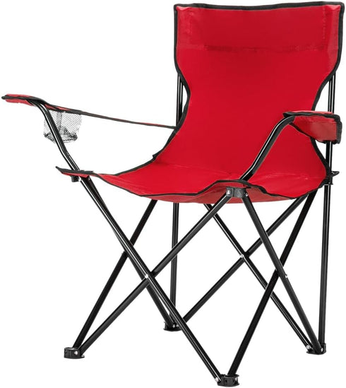Portable Folding Camp Chair, Lightweight Outdoor Lawn Chair Durable, Small Foldable Chair