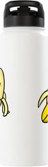 Kawaii Banana Design For Banana Lovers Kawaii Banana Stainless Steel Insulated Water Bottle
