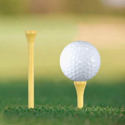 Wooden Golf Tees 3-1/4 inch 100 Count & 1-1/2 inch 20 Count, Golf Wood Tees (83mm & 38mm)