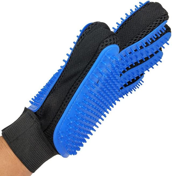 New Double-Sided Gloves for Cats and Dogs, Bath Massage Deshedding Brush Glove with 259 Silicone Needles