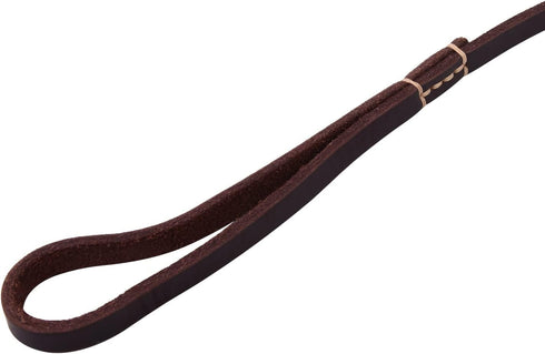 Genuine Leather Dog Leash, 4ft 5ft 6ft for Small Dogs, Brown Dog Training Walking Running