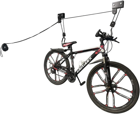 LIBOSULV Kayak Hoist Lift Systems - Garage Storage for Kayaks, Canoes, Surfboards, Bikes