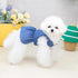 Dog Dress: Puppy Luxury Skirt, Princess Dresses for Small Dog Girls, Wedding Evening Tutu Denim Skirt, Navy Blue XL
