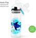 Home Tune 23oz Kids Water Bottle for School Boys, BPA FREE Tritan, Leak Proof Flip Top Lid, Carry Handle - Shark.