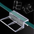 Pssopp 20Pcs Clear Color Acrylic Aquarium Glass Cover Clip, Universal Lid Clips for Rimless Aquariums (5mm)
