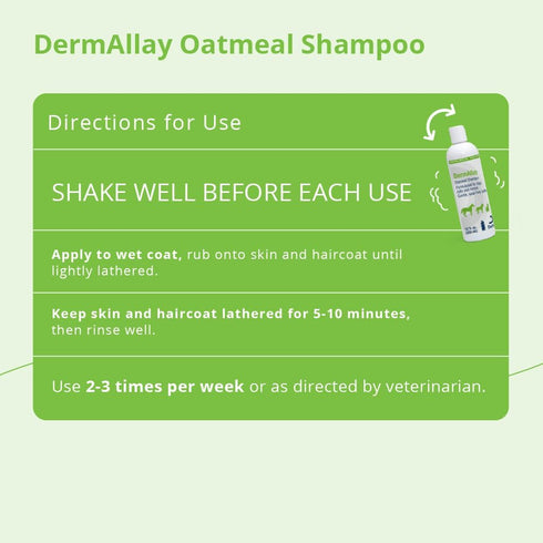 DermAllay 12 Oatmeal Shampoo, Ounce