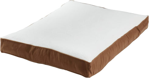 South Pine Porch Darla Deluxe Sherpa Dog Bed - Large, Latte, 48" x 36"