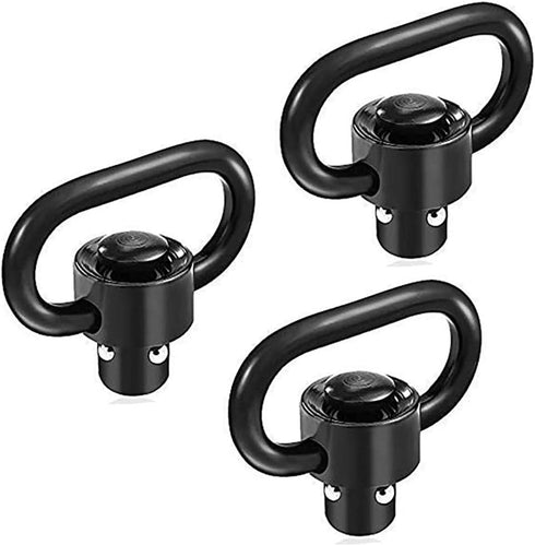 QD Sling Swivel Mount, 1.25" Heavy Duty Sling Swivels for Two Point and Traditional Sling Mount