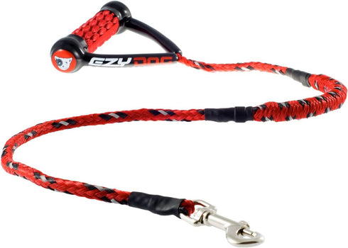 EzyDog Cujo Bungee Dog Leash, Shock Absorbing Training Lead with Reflective Trim for Night Safety, Padded Handle (40",