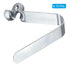 PATIKIL 10 Pack Kayak Paddle Snaps, 9x8mm Tent Pole Clips, Steel V Shaped Single Pin Push Button Spring Clips