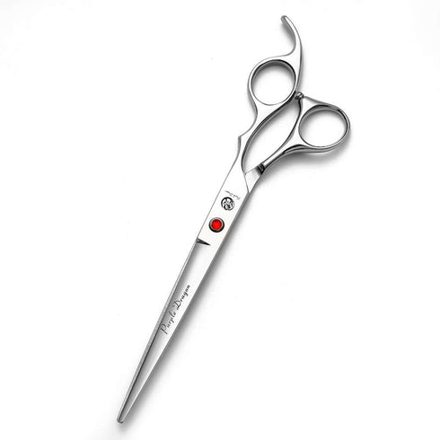 Purple Dragon Sharp Edge Salon Hair Cutting Shears, 4” to 10” Sizes, Pet/Dog Grooming Scissors with Bag