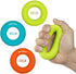 Grip Strength Trainer, Hand Grip Strengthener, Forearm Grip Workout - Silicone Rings for Rock Climbing, Athletes &