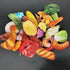 Cauaoa 2025 Vegetable Dog, New Potato Food Shape Squeaky, Cute Plush Chew for Small Medium Large Dogs Squeak