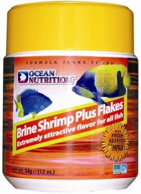 Ocean Nutrition Brine Shrimp Plus Flakes 2.5-Ounces (70 Grams) Jar