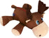 KONG Cozie Ultra Max Moose, Squeaky Plush Dog Toy with Reinforced Seams, for Medium Dogs