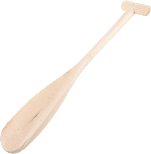 Wood Canoe Paddle for Lightweight and Comfortable Oar for Canoeing Boating and