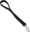 Coastal Pet Double-Ply Dog Traffic Leash, Black, 1" x 24" - Durable for Vet Visits
