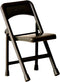 Black Folding Chair for Wrestling Action Figures