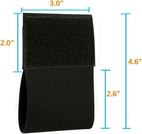 KRYDEX Elastic Tourniquet Holder with Hook & Loop for Easy Access