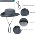 Outdoor Kids Sun Hat for Girls Boys, Breathable UPF 50+ Cap, Wide Brim Summer Beach Bucket Hat