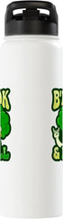 Funny Broccoli Brock and roll Pun Brock and roll Pun for a Vegan Food Lover Stainless Steel Insulated Water Bottle