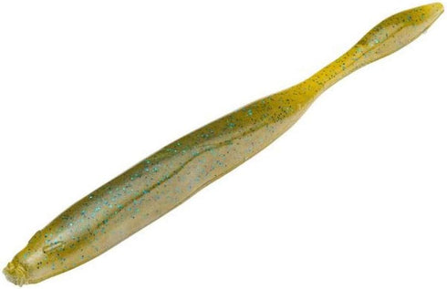 Strike King KVD Dream Shot Fishing Lure, Soft Plastic Worm, Coffee Scent, Hinged Tail, Salt Impregnated, Open Pour
