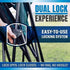 Kijaro Dual Lock Portable Camping Chairs - Enjoy the Outdoors with a Versatile Folding Chair for Sports, Lawn - Dual
