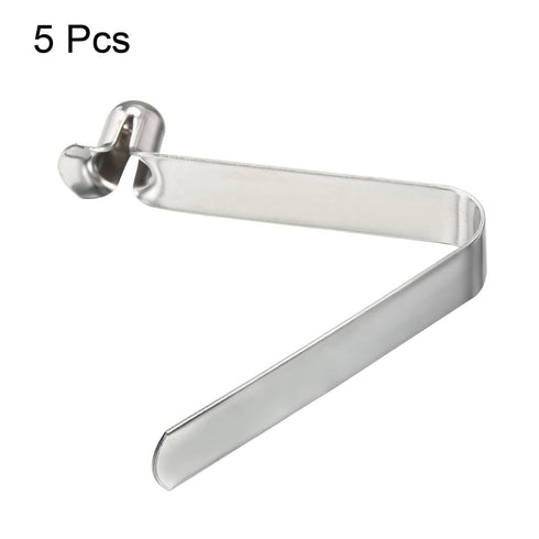 PATIKIL 5 Pack Kayak Paddle Snaps, 10.5x7.5mm Steel Spring Clips for Camping Awning Tent Pole