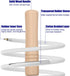 Jump Rope for Kids - Adjustable Cotton Braided Skipping Rope with Wooden Handle for Toddler Fitness Workout