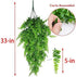 (6 Pack) PINVNBY Reptile Plants Hanging Fake Vines Boston Climbing Terrarium Plant with Suction Cup for Bearded Dragons