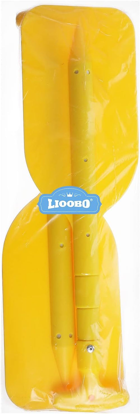 LIOOBO 2Pcs Telescopic Kayak Paddle, Rafting Boat Paddle, Canoe Oars in Plastic Aluminum Alloy