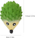POPETPOP Hedgehog Squeaky Dog Toy, Soft Latex Chew Toy for Small Medium Pets, Funny Animal Fetch Play Toy