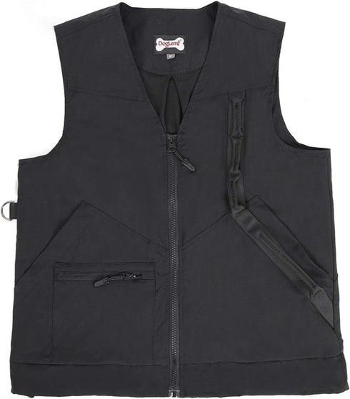TEHAUX Dog Handler Training Vest, Professional Pet Trainer Jacket with Multi Pockets for Men/Women, Size 1