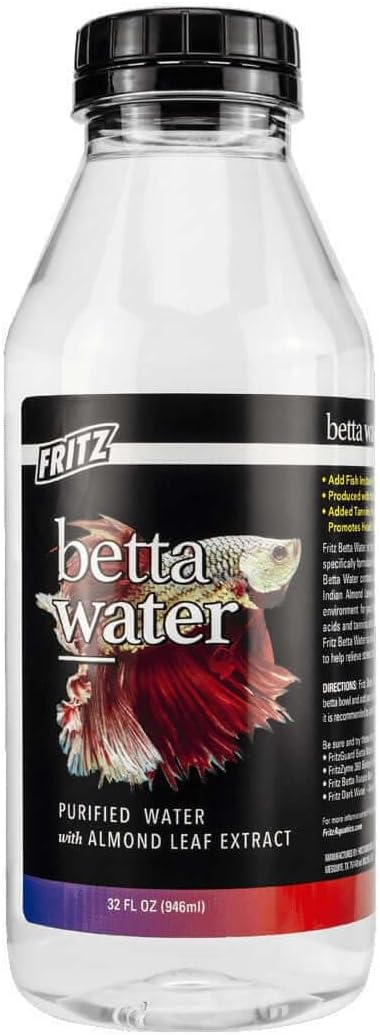 Fritz Betta Water with Almond Leaf Extract, 32 fl. oz. for Healthy Fish