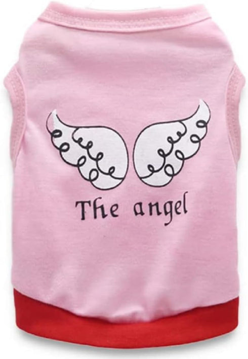 6 Packs Small Dog Puppy Shirts, Girls T Shirt for Small Dogs, Cat Clothing, Female Medium Puppy Tshirt