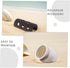 2pcs NUOBESTY Fish Shrimp Hiding House Breeding Cave Pot Aquarium Hideout Shelter Small White Ceramic Half-Round