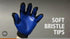 1 Pair Pet Grooming Glove, Gentle Hair Remover Brush for Dogs and Cats, Easy to Use and Clean