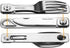 ROXON C1 3 in 1 Camping Utensils - Detachable Knife, Spoon, Fork for Outdoor Camping, Hiking