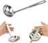 Portable Stainless Steel Camping Tableware Folding Spoon Soup Ladle