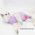 Cat Surgery Recovery Suit - Cat Onesie for Post-Surgery Wear, E-Collar Alternative for Cats (Purple-S)