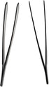 2Pcs 10.5" Reptile Stainless Steel Long Tweezers - Feeding Tongs for Lizards, Snake, Gecko, Tarantula Supplies