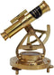 Nautical Solid Brass Alidade Telescope Compass -Home Decor Pirate Captain Boat Toy,