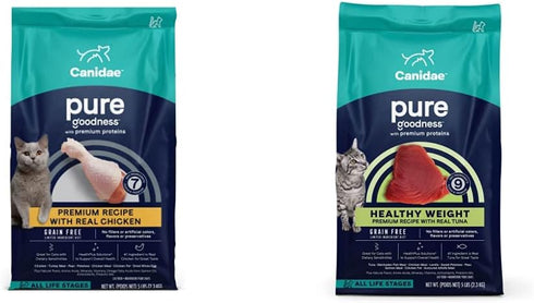 CANIDAE Pure Limited Ingredients Premium Dry Cat Food Bundle, Chicken and Healthy